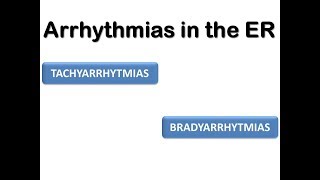 Management of arrhythmias in the ER Dr Sherif Altoukhy [upl. by Hgielsa]