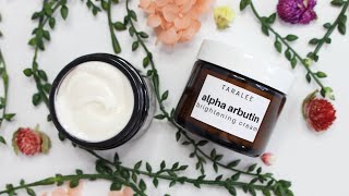 How to make Brightening Alpha Arbutin Moisturizer Dark spots Hyperpigmentation Uneven Skin tone [upl. by Esilram]