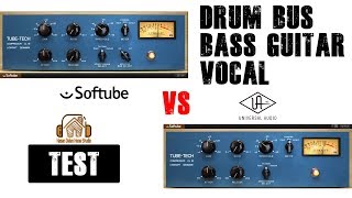 Tube Tech CL1B Compressor Plugin Comparison  Plugin Shootout  Uad vs Softube  VST Plugins [upl. by Cindee]