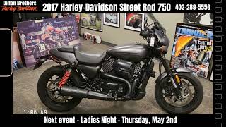 2017 Harley Davidson Street Rod 750 [upl. by Burt563]