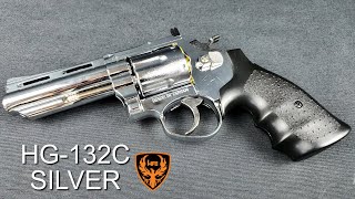 Revólver Gas HFC HG132C Silver  Airsoft Estarit [upl. by Vassell]