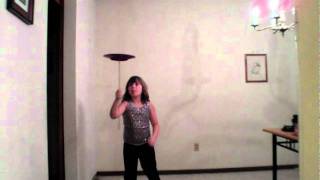 World Record  Most Plate Spinning Stick Turns and Catches On One Spin [upl. by Nami]