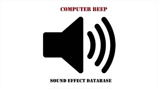 Computer Beep Sound Effect [upl. by Halika]