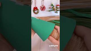 用扭扭棒做圣诞树，简单又美貌！ クリスマスツリー pipe Cleaners [upl. by Muraida]