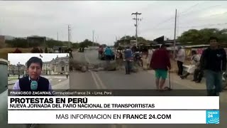 Paro de transportistas Gobierno declara el estado de emergencia en 12 distritos de Lima y Callao [upl. by Natividad]