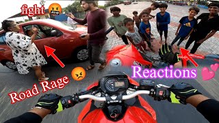 Super Bike  Road Rage 🤬  Car na thok Diya🤯 Benelli 600i Reactions 😍 [upl. by Egidius839]