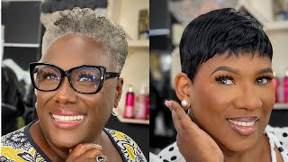 Elegant amp Super Cute Short Natural Hairstyles for OLDER WOMEN OVER 50 That Gives Chills  Wendy Styl [upl. by Artimas]