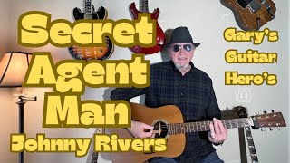 quotSecret Agent Manquot Simplified Acoustic Guitar Lesson guitarlessons beginnerguitarlessons [upl. by Arriec270]