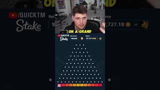 Risking 1000 On High Risk STAKE PLINKO 🤑💸 stake stakeus plinko plinko1000x [upl. by Ahsinnek]