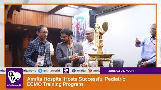 Amrita Hospital Hosts Successful Pediatric ECMO Training Program [upl. by Enaira]