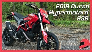 2018 Ducati HyperMotard 939 Review [upl. by Dirgis]