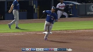 TORATL Encarnacion opens scoring with solo home run [upl. by Inaboy]