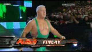 Raw 10 03 2008 Mr Kennedy Vs FinlayDestroys Kennedy [upl. by Artemus]