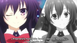 Date A Live II Tohka and Shiori song Attention Question FULL Lyrics 0 [upl. by Ciro]