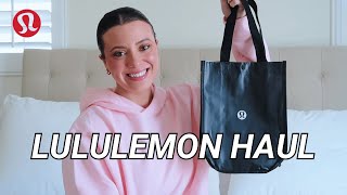 LULULEMON TRYON HAUL  the cutest basics for spring amp summer [upl. by Hegyera]