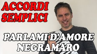 Parlami d’Amore Negramaro  Tutorial Pianoforte  Accordi facili [upl. by Atiuqa]