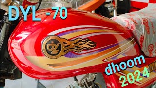 DYL dhoom YD 70 2024 new modelbest quality parts assembled bikeprice amp review [upl. by Clements]