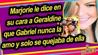 Marjorie de Sousa le confiesa a Geraldine Bazán que Gabriel Soto nunca la quiso [upl. by Anitsirhk]