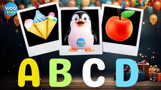 Learn Alphabet ABC  Alphabet Phonic song ViooKids  ABC song  Nursery Rhyme Kids video [upl. by Anivlac]