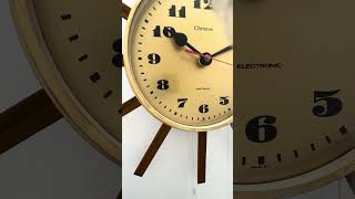 Vintage Starburst CHRONOS Electronic Quartz German Wall Clock  Item 2830  Adelaide Clocks [upl. by Aled275]