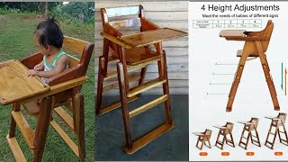 ADJUSTABLE HIGH CHAIR FOR BABY [upl. by Oiramrej]