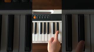 How to play a 1st inversion Eb major chord on piano [upl. by Eidnahs]