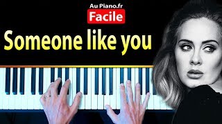 Adele Someone like you Tuto Piano FACILE avec Partition [upl. by Jeminah]