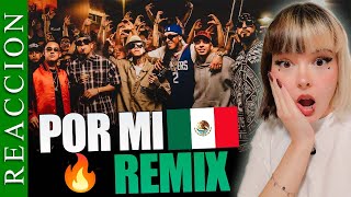 🟩​⬜​🟥 REACCIONAMOS A Por Mi Mexico Remix  Lefty SM Santa Fe Klan Dharius CKan MC Davo amp Neto Peña [upl. by Tebor]