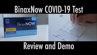 How to use the BinaxNOW COVID19 Antigen Self Test amp Review [upl. by Nylarat]