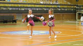 Mażoretki Tarnobrzeg 2022  pompon sport duo  Majorette [upl. by Leatri]