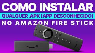 Como instalar qualquer apk Apps Desconhecidos no Fire Stick Amazon  Ativar Modo Desenvolvedor [upl. by Siva]