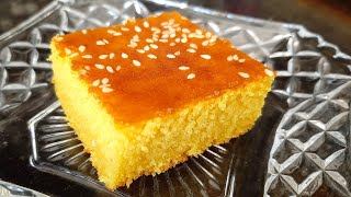 Lebanese traditional sfouf  turmeric cake for English speakers [upl. by Gnirol]