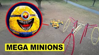 MON DRONE a FILMÉ LES MINIONS de MOI MOCHE ET MÉCHANT 4 FILM dans la VIE RÉELLE [upl. by Nolyk]