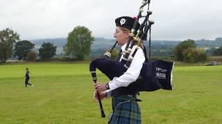 Solo Female Bagpipes Music 2018 Highland Games Blairgowrie Perthshire Scotland [upl. by Eahc433]