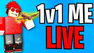 Roblox Bedwars 1v1s  Clan Tryouts LIVE [upl. by Hailahk]