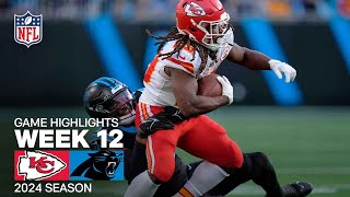 Kansas City Chiefs vs Carolina Panthers Game Highlights  NFL 2024 Season Week 12 [upl. by Ainevul297]