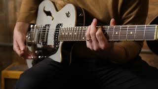 Duesenberg Starplayer TV  Silver Sparkle Demo  No Talking  Guitars In The Attic [upl. by Wehtam]