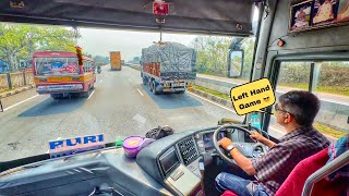 এটা বাস না রকেট😨 Extremely Skilled SCANIA Bus Driving  পাগল করা Highspeed লাক্সারি বাস [upl. by Ianthe]