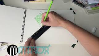 How to quickly draw a rhombus if the paper is not gridded [upl. by Landing511]