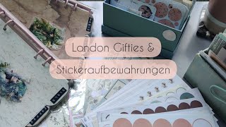 noch mehr London Gifties Loops Stickeralbum amp generelle Stickeraufbewahrung [upl. by Bessie798]