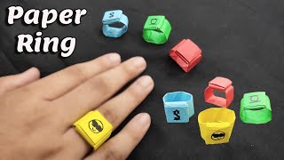 How to make a Paper Ring [upl. by Acilgna]