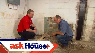 How to Install a Basement Bathroom  Ask This Old House [upl. by Bryner940]