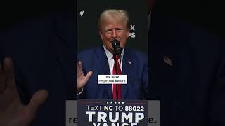 Donald Trump calls out Kamala Harris for not taking interviews [upl. by Anetsirhc939]