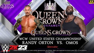 Omos vs Randy Orton WCW United State Championship in QueenCRown4kgameplay wwe 2024 gaming [upl. by Nair]