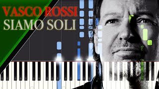 Vasco Rossi  Siamo Soli TUTORIAL SYNTHESIA [upl. by Ursuline354]