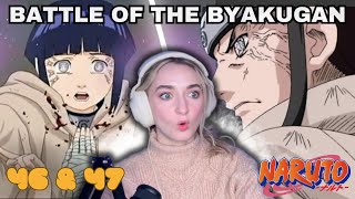 Byakugan Battle Hinata vs Neji  NARUTO REACTION Eps 46 amp 47 [upl. by Eirtemed328]