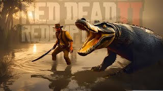 Different Ways to HUNT Legendary Alligator in Red Dead Redemption 2 [upl. by Nevla31]