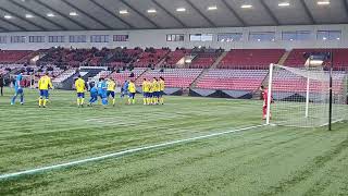 free kick for Boness United away to Cumbernauld Colts [upl. by Gaskins]