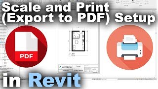 Scale and Print Export to PDF Setup in Revit Tutorial [upl. by Darton]