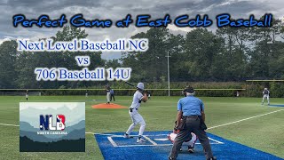 Next Level Baseball NC vs 706 Baseball  PG 14U Wood Bat at eastcobb 72624 [upl. by Prudi780]